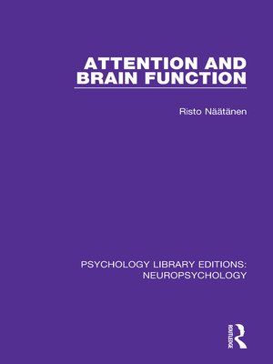cover image of Attention and Brain Function